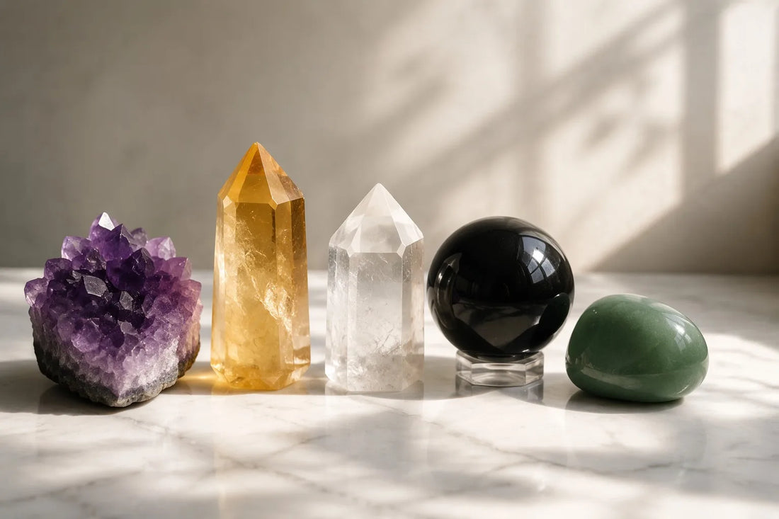 The Calm Spectrum: What Different Crystal Colors Evoke in Your Space