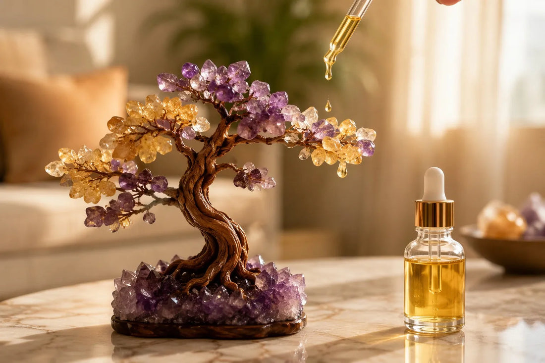 How to Use Crystal Bonsai with Essential Oils