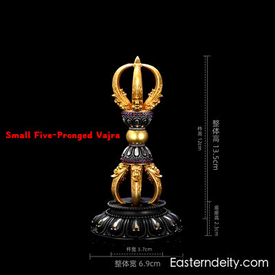 Vajra à cinq pointes