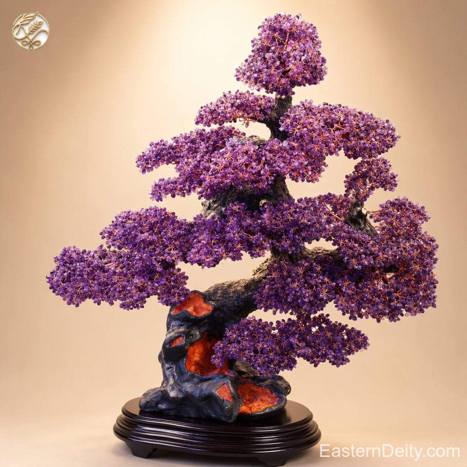 Grand Amethyst Crystal Gemstone Tree — The Crown Jewel · Gallery Centerpiece · 126cm