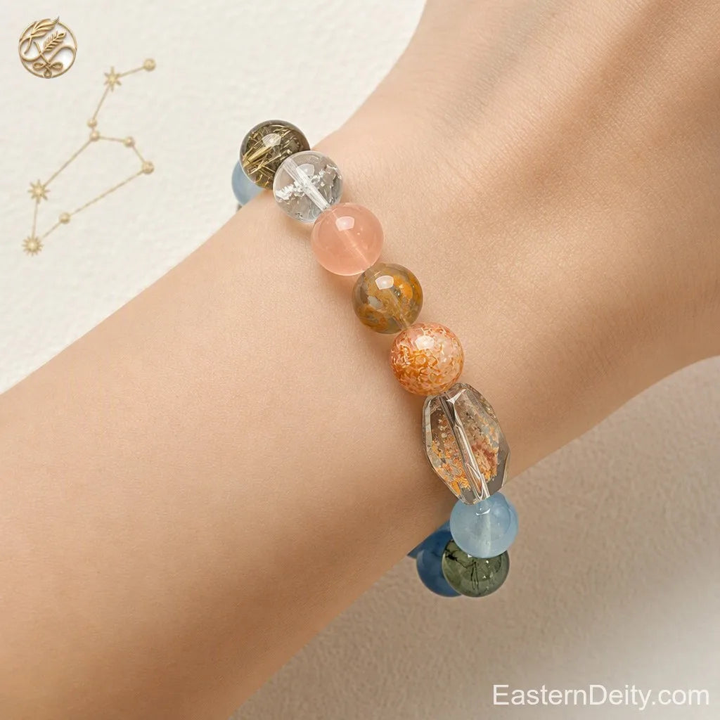 Leo Zodiac Crystal Bracelet — Wrist