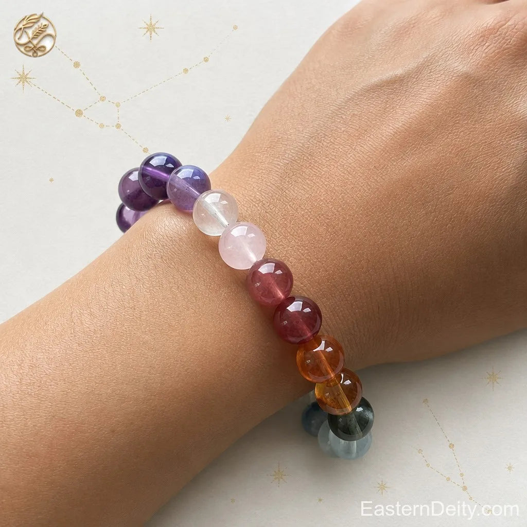 Taurus Zodiac Crystal Bracelet — Wrist Shot