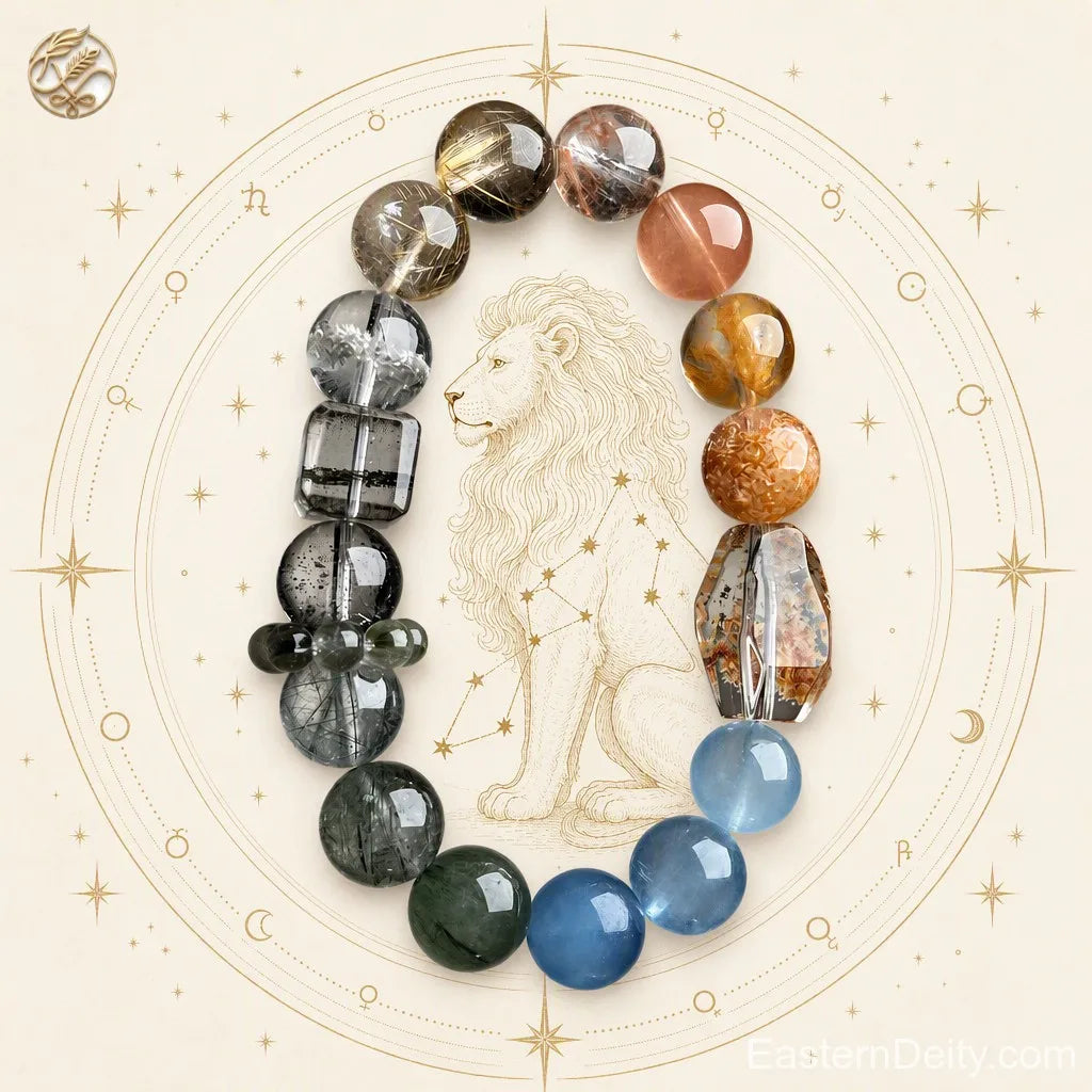 ♌ Leo Zodiac Crystal Bracelet — Featured
