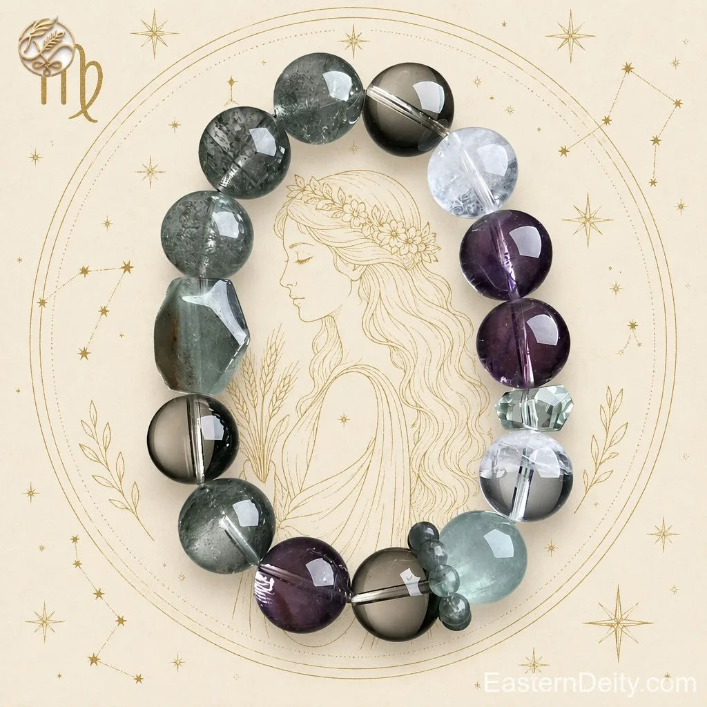 ♍ Virgo Zodiac Crystal Bracelet — The Harvest Goddess