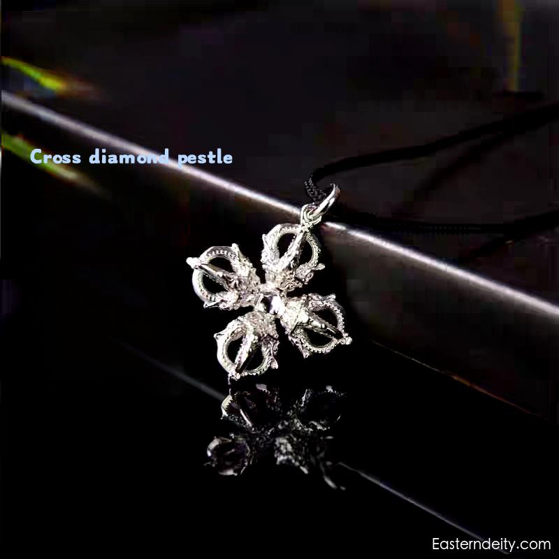Vajra / Cross Vajra — 925 Sterling Silver