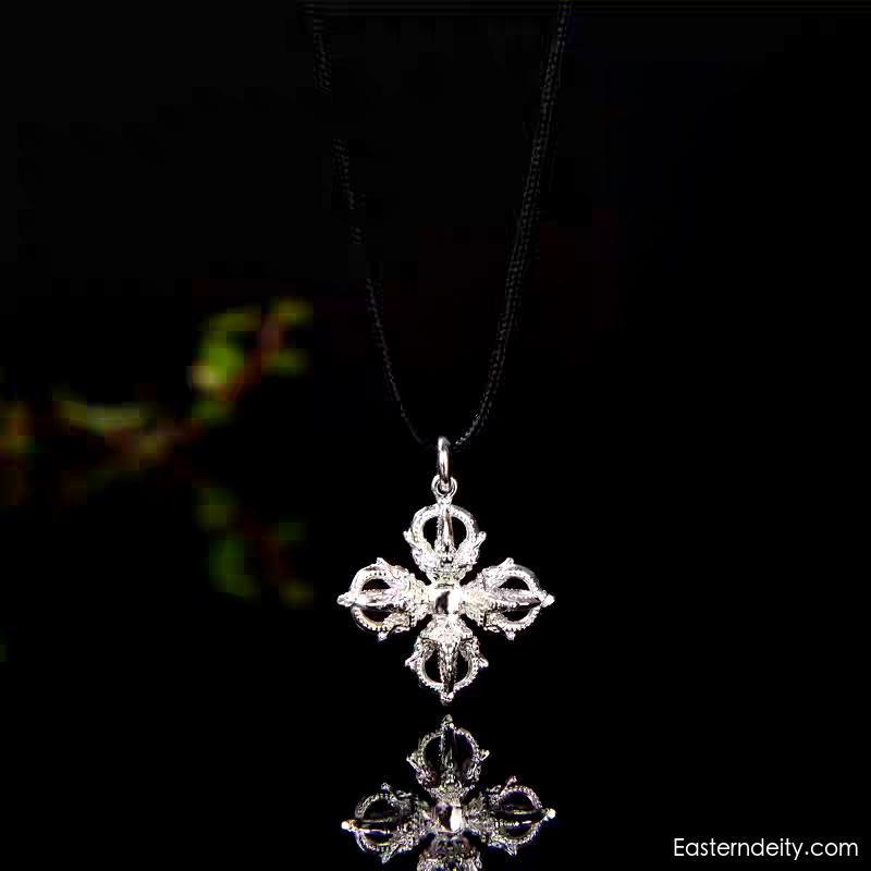 Vajra / Cross Vajra — 925 Sterling Silver