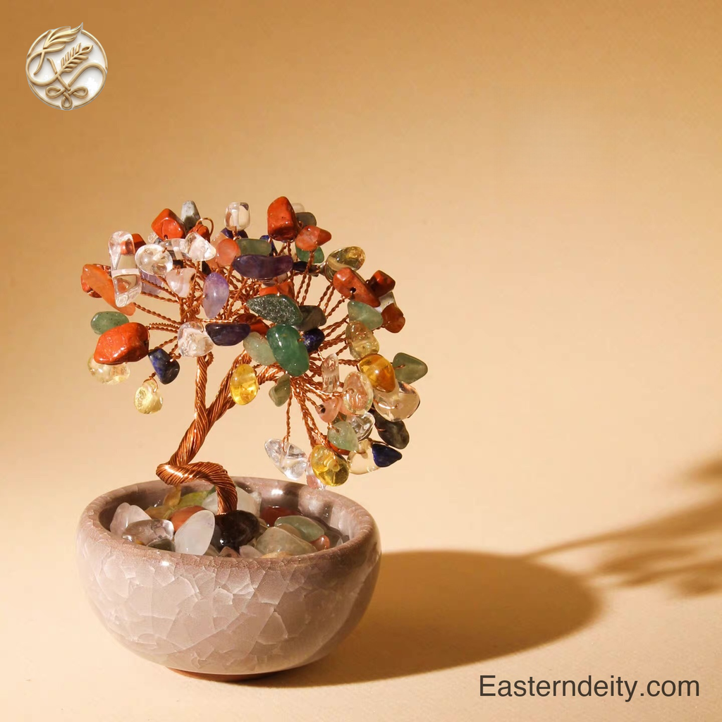 Crystal Money Tree — Decorative Tabletop Collectible