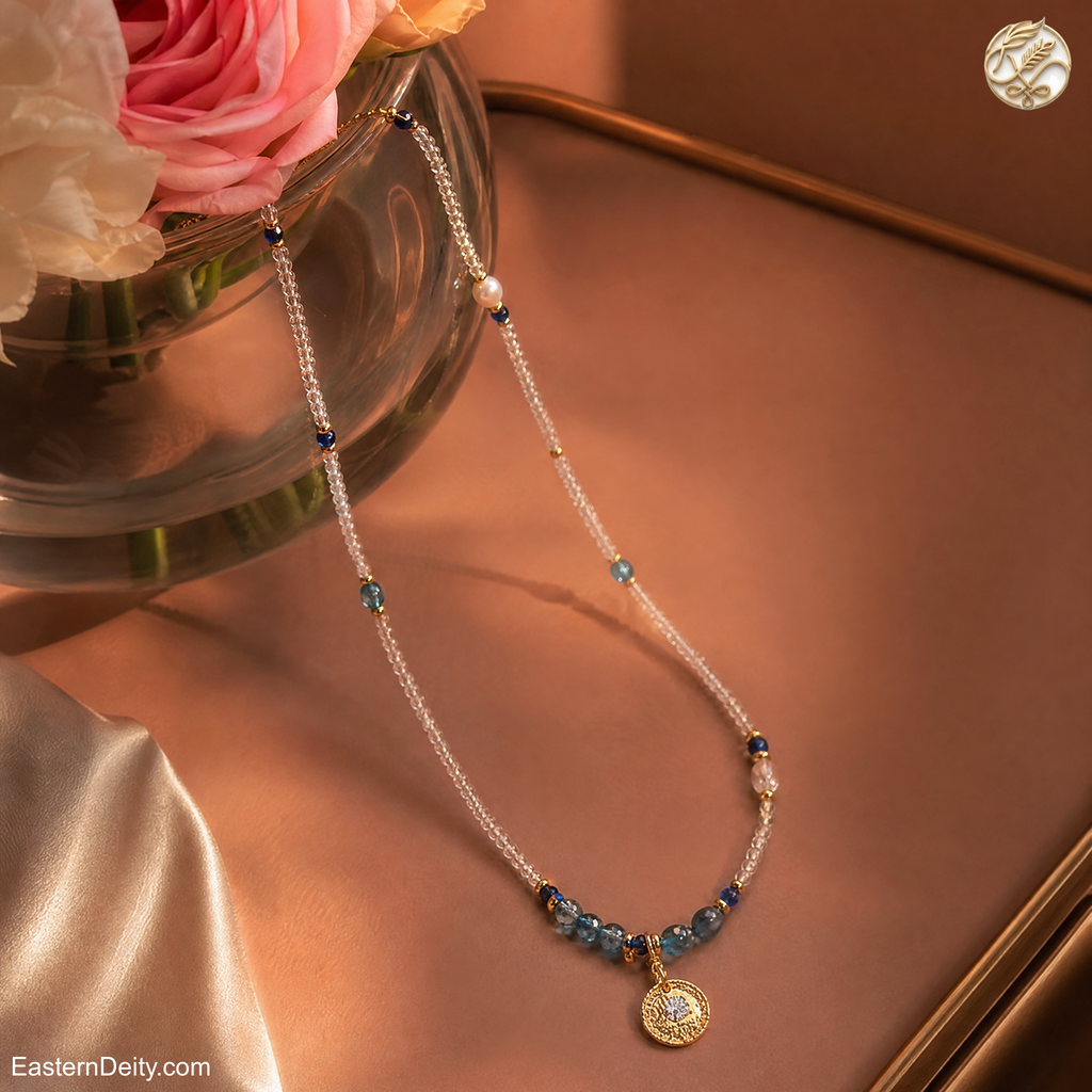 Imperial Topaz & Pearl Bracelet