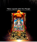 Tibetische handbemalte buddhistische Thangka-Rolle